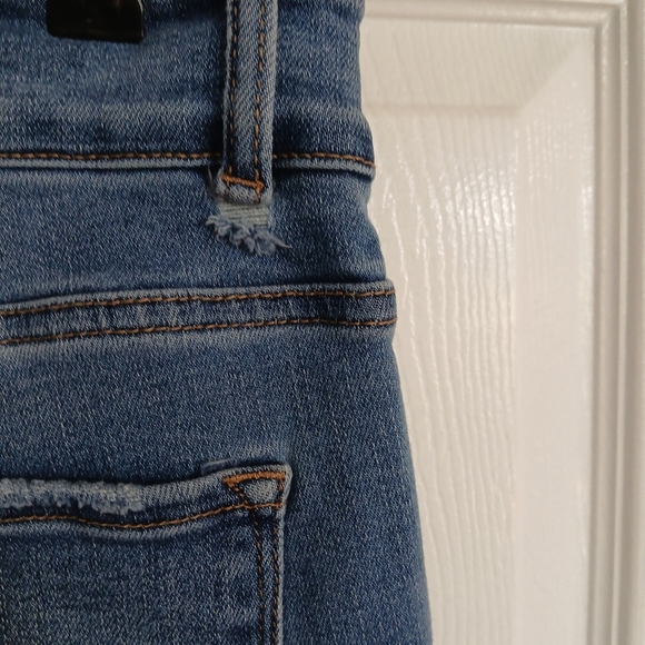 Distressed Boot Cut Jeans, Size 31 Bridge By Gly - Picture 6 of 11